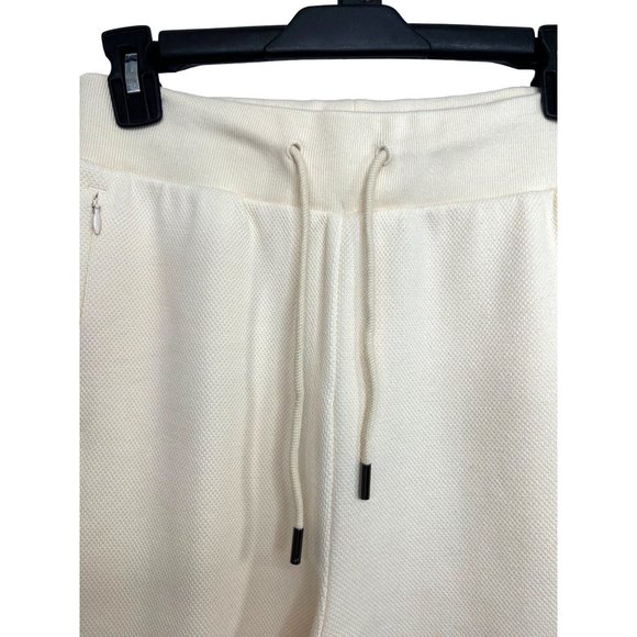 Adidas Badge of Sport Wide Leg Women’s Waffle Sweatpants XS Ecru HK0477 Logo - Picture 3 of 15